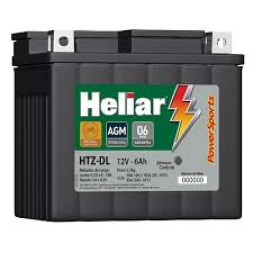 Bateria Heliar de Moto HTZ7L 